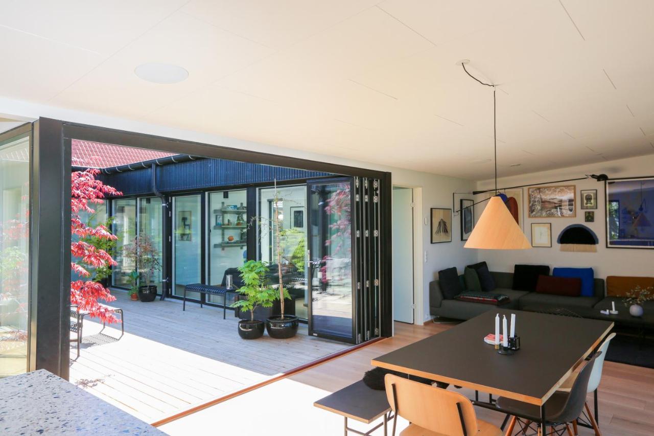 Вилла Modern Architecture Atrium House Копенгаген Экстерьер фото
